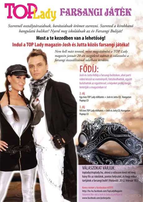 TopLady Farsangi játék!