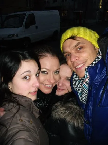 Evelin, Jutta, Én és Josh :)