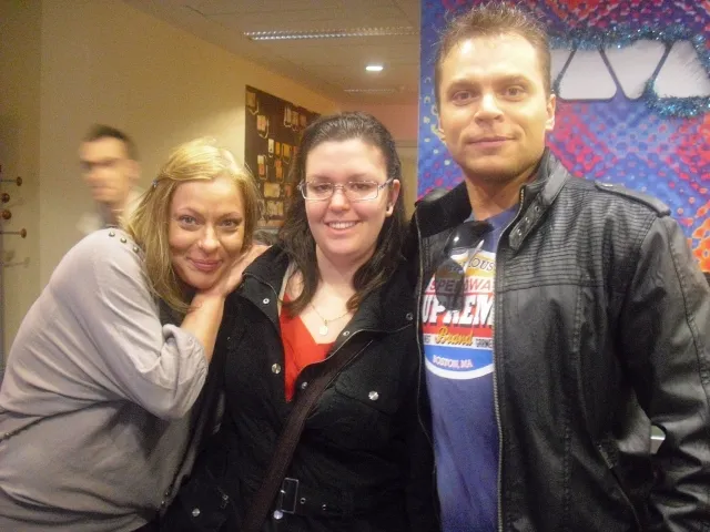 Jutta, Móni, Josh a VIVA-nál :)
